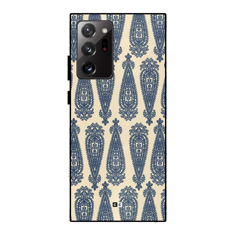 Kalamkari Design Metal Back Case for Galaxy Note 20 Ultra 5G