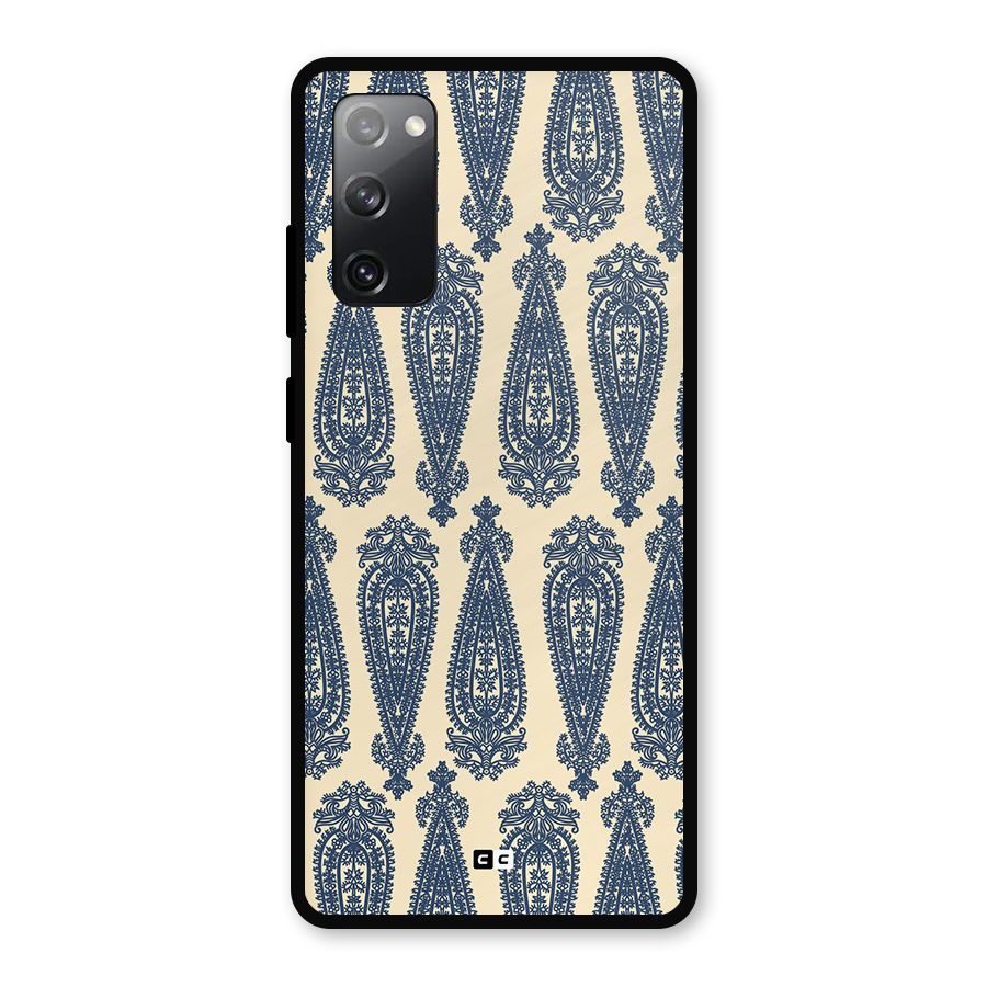 Kalamkari Design Metal Back Case for Galaxy S20 FE 5G