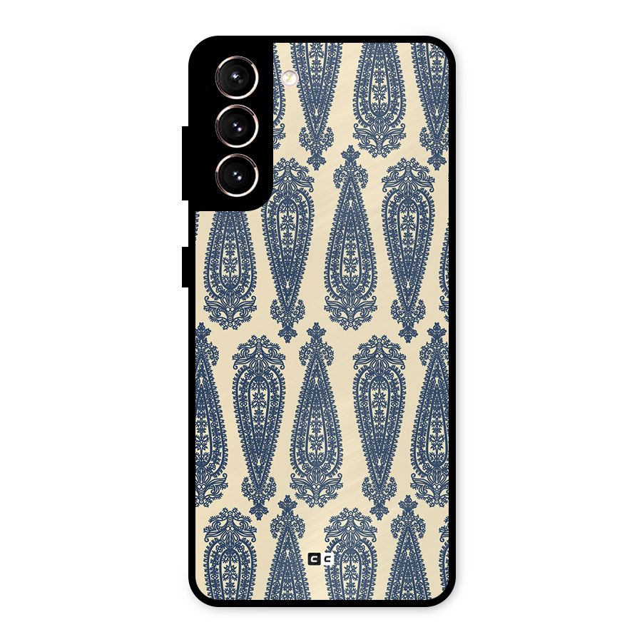 Kalamkari Design Metal Back Case for Galaxy S21 5G