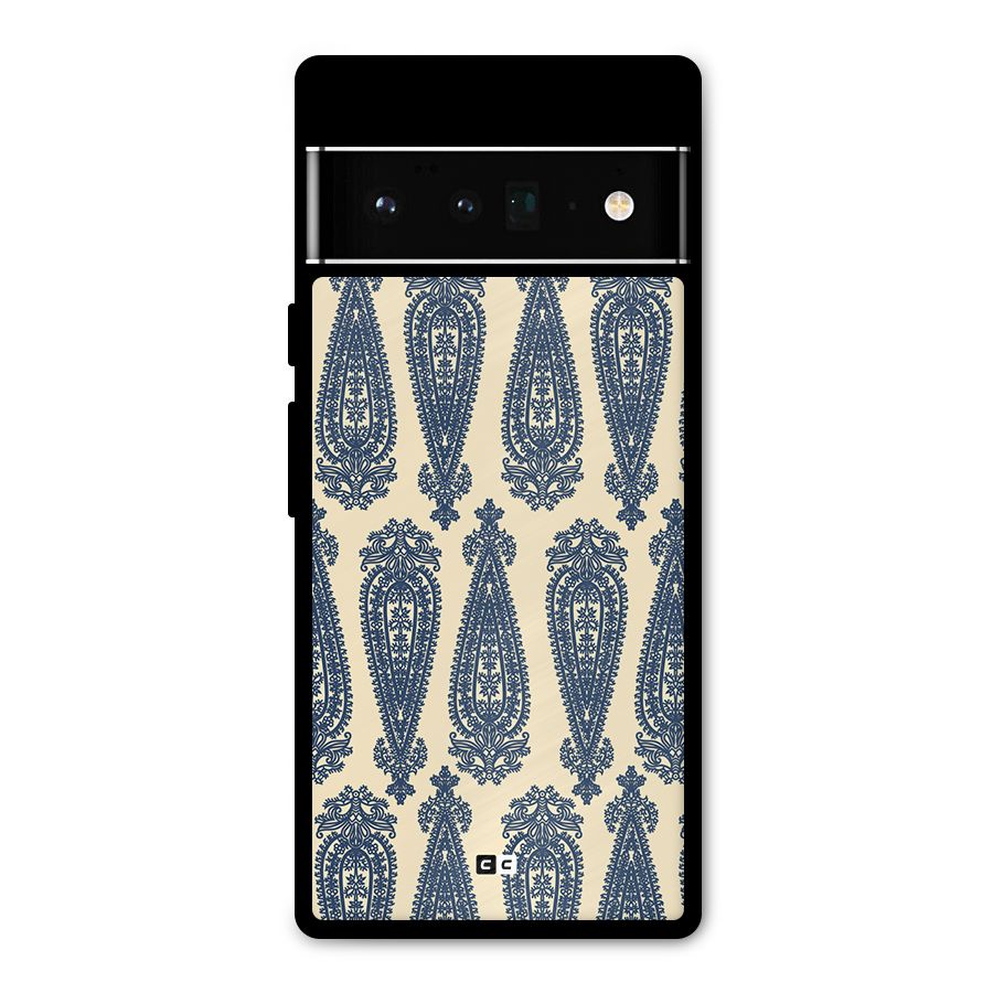Kalamkari Design Metal Back Case for Google Pixel 6 Pro