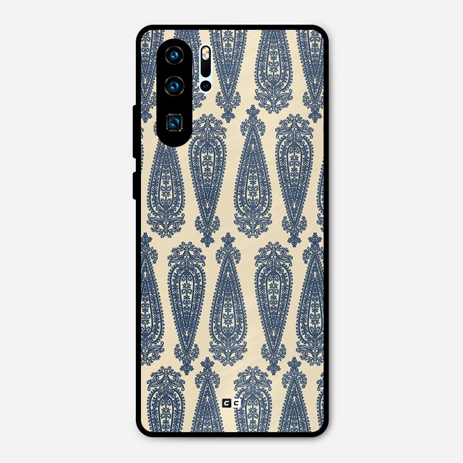 Kalamkari Design Metal Back Case for Huawei P30 Pro