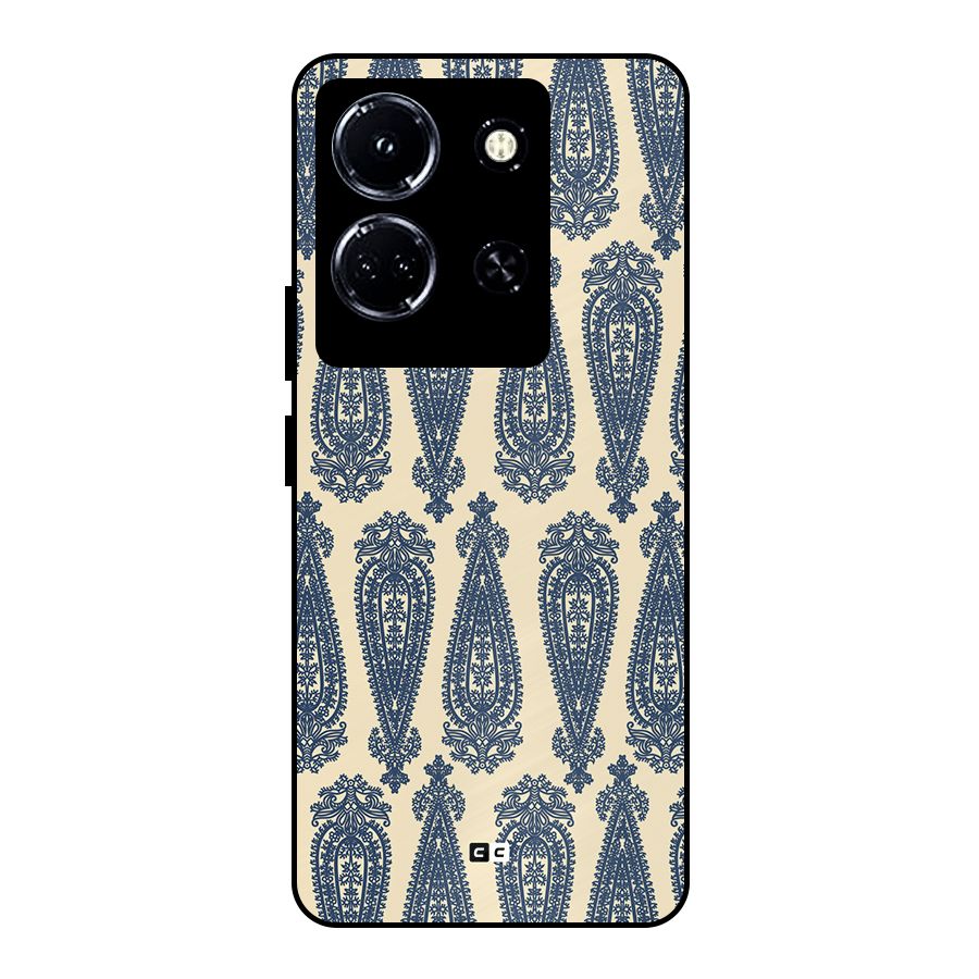 Kalamkari Design Metal Back Case for Infinix Note 30 5G