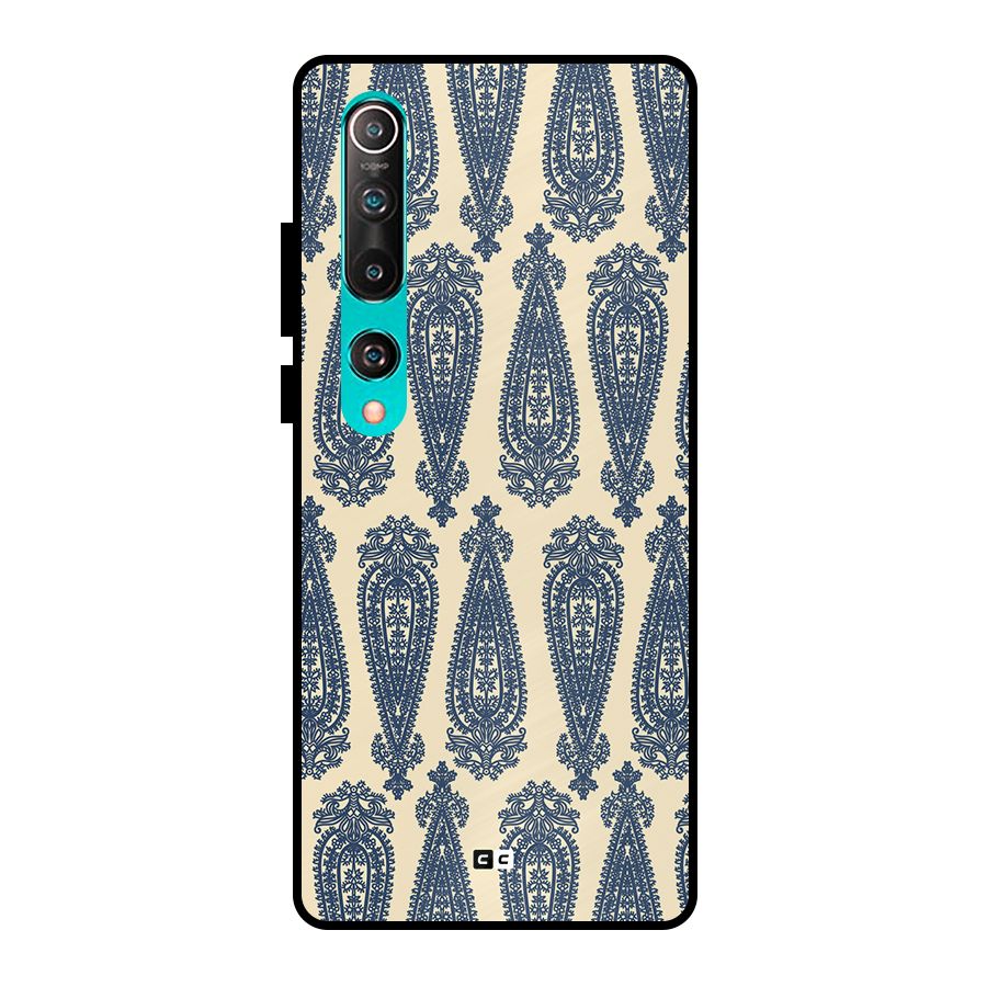 Kalamkari Design Metal Back Case for Mi 10