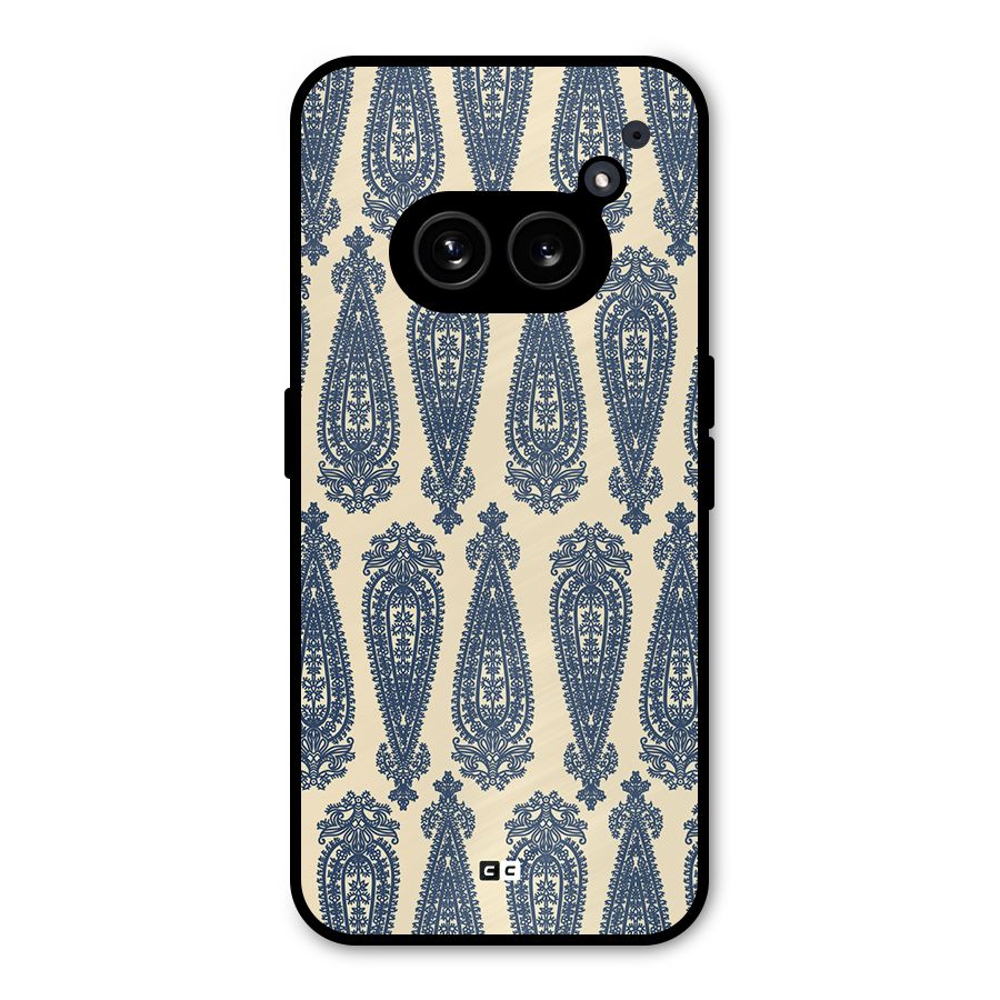 Kalamkari Design Metal Back Case for Nothing Phone 2a