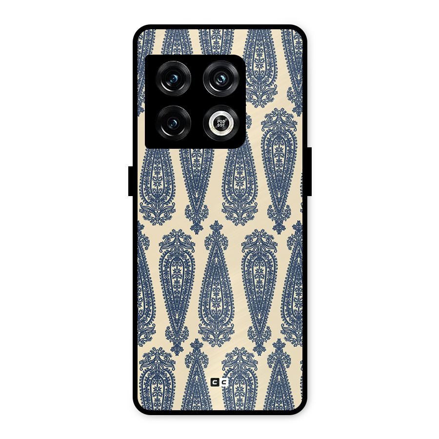 Kalamkari Design Metal Back Case for OnePlus 10 Pro 5G