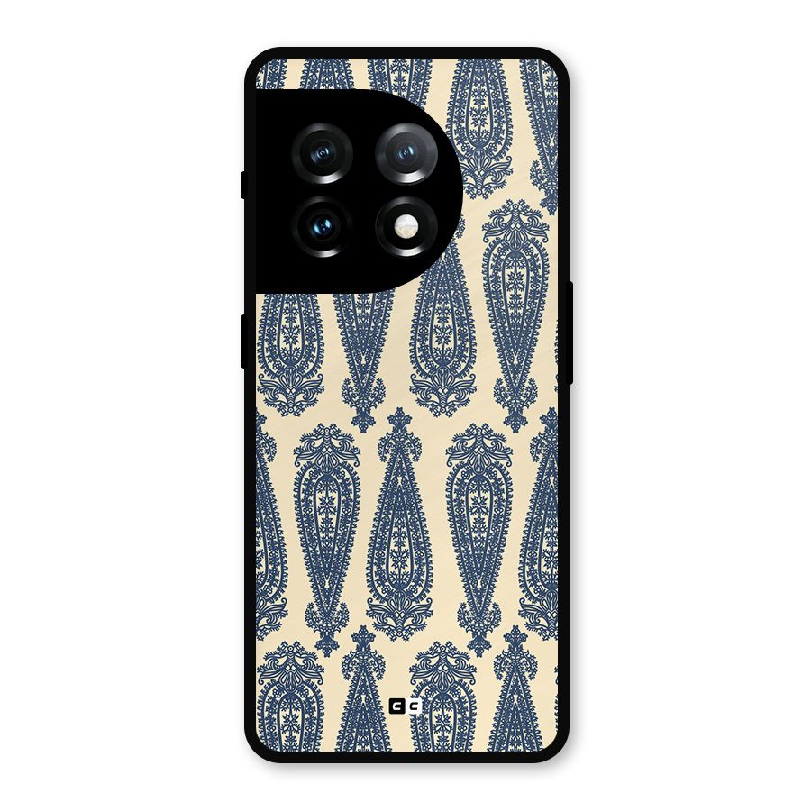 Kalamkari Design Metal Back Case for OnePlus 11