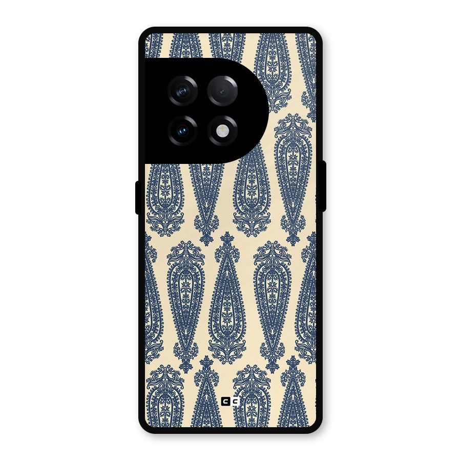 Kalamkari Design Metal Back Case for OnePlus 11R