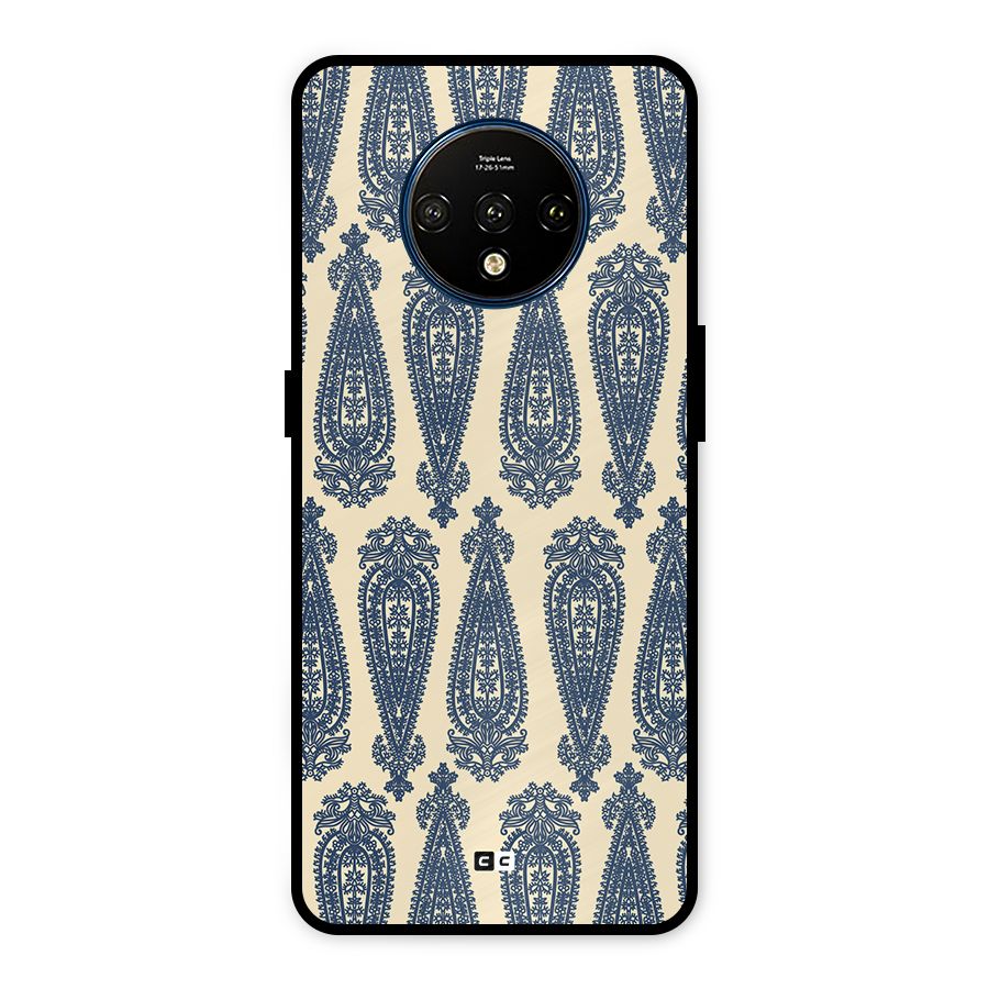 Kalamkari Design Metal Back Case for OnePlus 7T