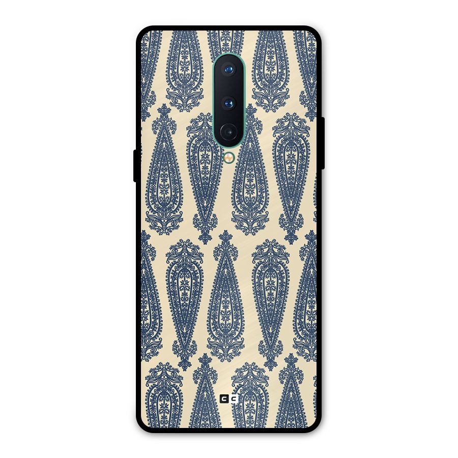 Kalamkari Design Metal Back Case for OnePlus 8