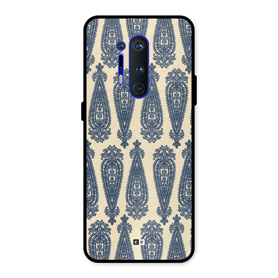Kalamkari Design Metal Back Case for OnePlus 8 Pro
