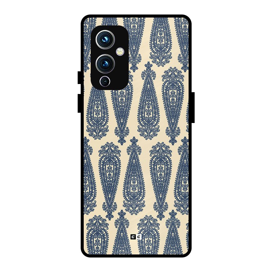 Kalamkari Design Metal Back Case for OnePlus 9