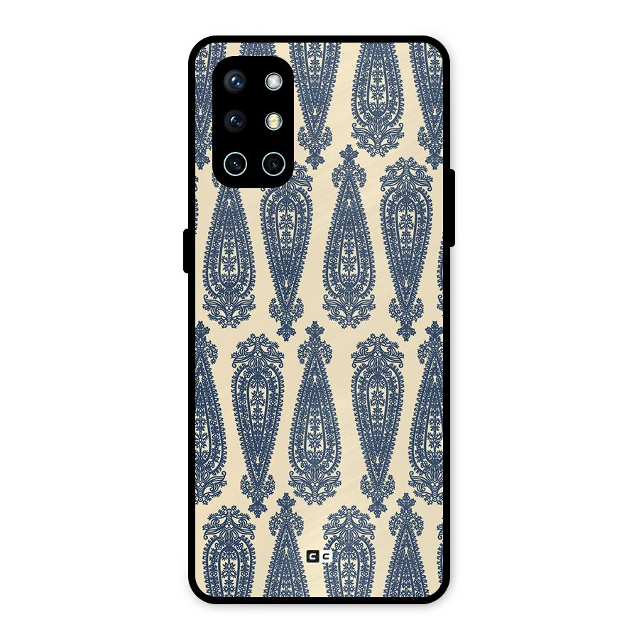 Kalamkari Design Metal Back Case for OnePlus 9R