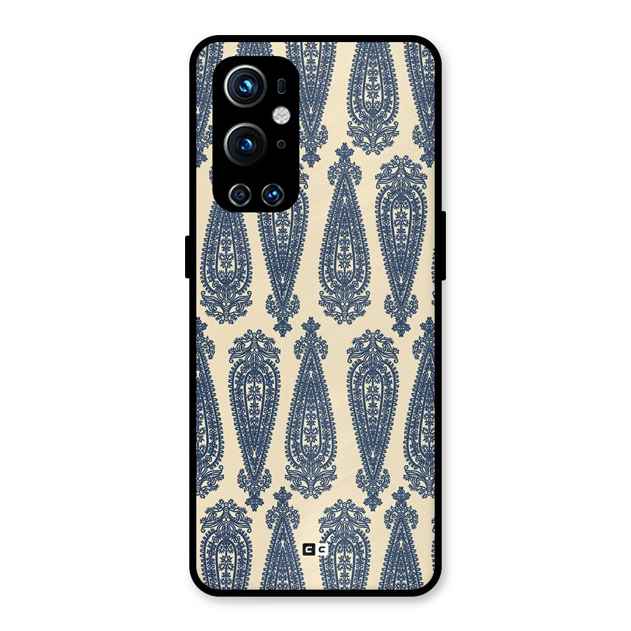 Kalamkari Design Metal Back Case for OnePlus 9 Pro