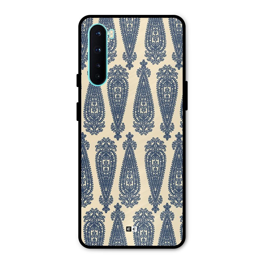 Kalamkari Design Metal Back Case for OnePlus Nord