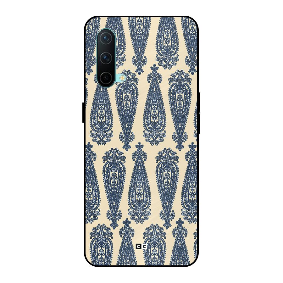Kalamkari Design Metal Back Case for OnePlus Nord CE 5G