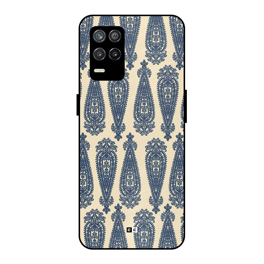 Kalamkari Design Metal Back Case for Realme 8 5G