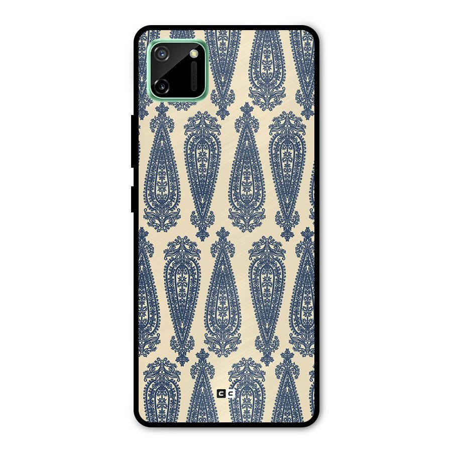 Kalamkari Design Metal Back Case for Realme C11