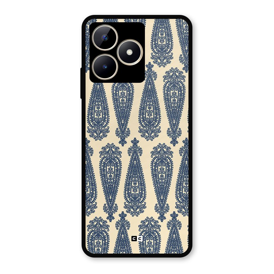 Kalamkari Design Metal Back Case for Realme C53