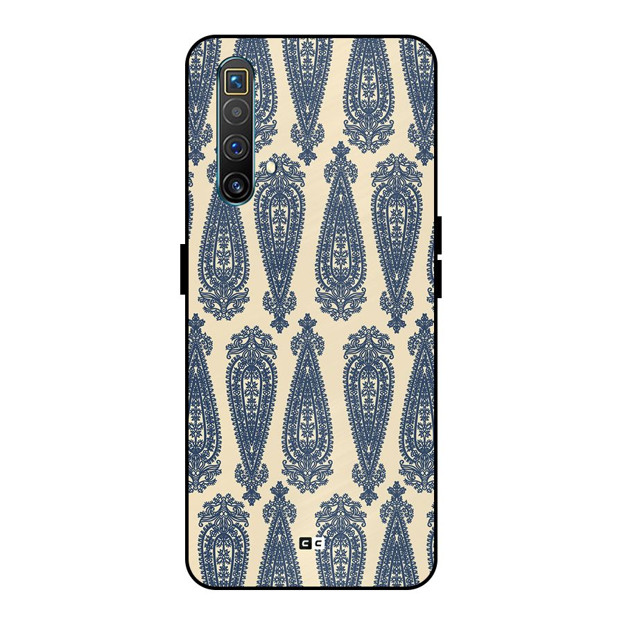 Kalamkari Design Metal Back Case for Realme X3