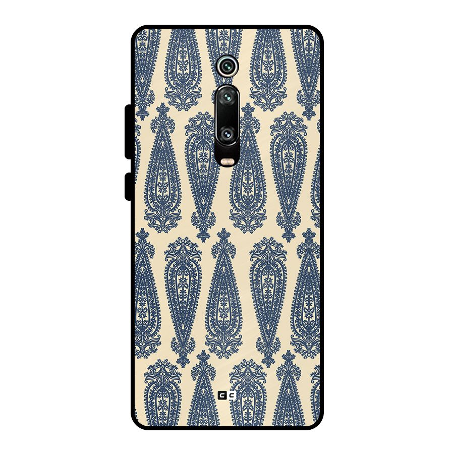 Kalamkari Design Metal Back Case for Redmi K20