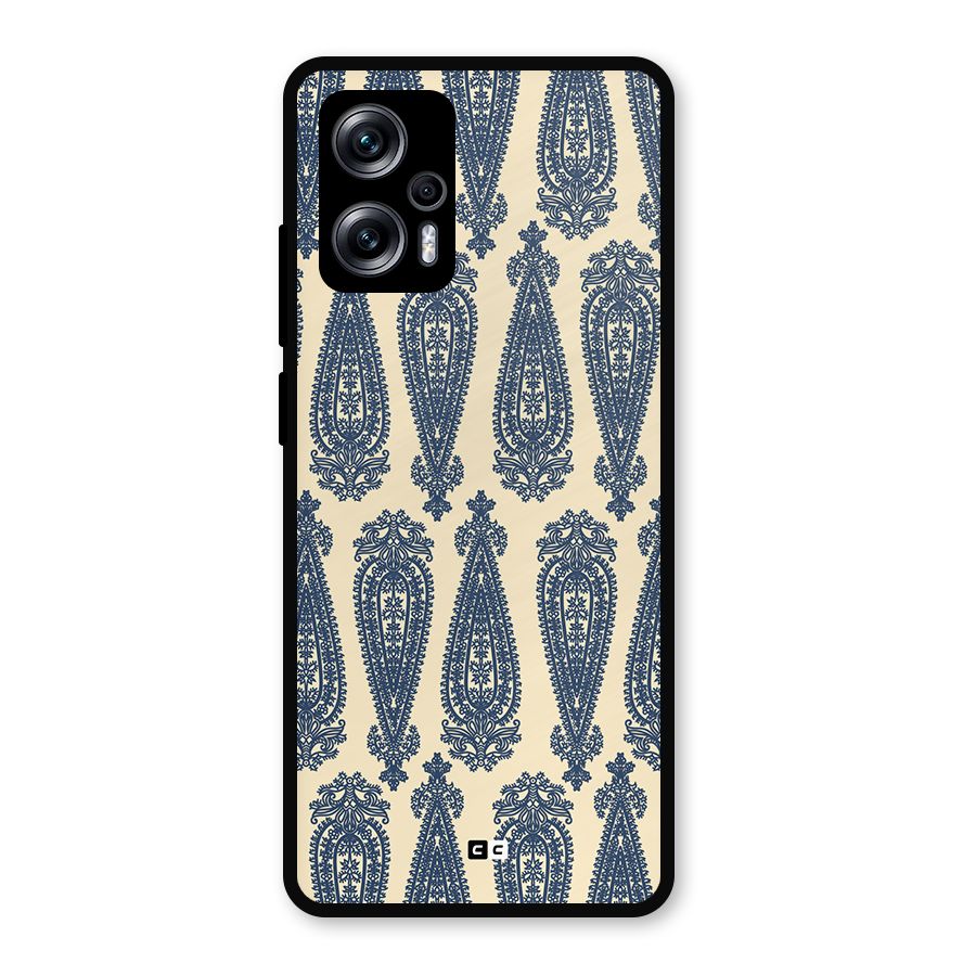 Kalamkari Design Metal Back Case for Redmi K50i