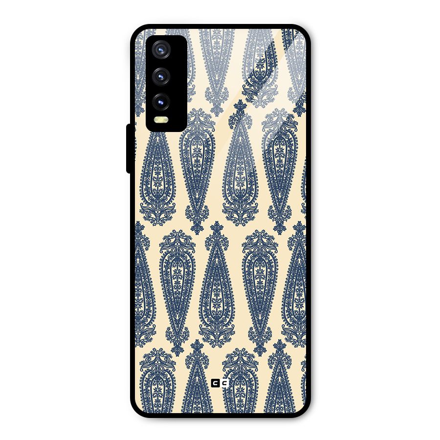 Kalamkari Design Metal Back Case for Vivo Y20