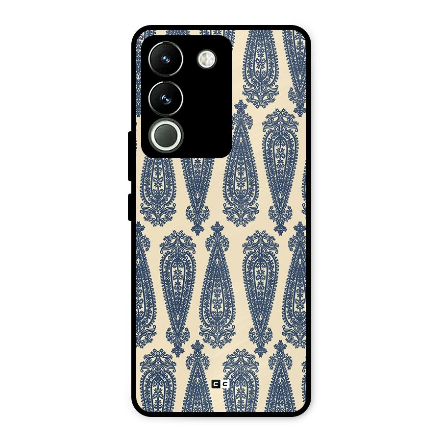 Kalamkari Design Metal Back Case for Vivo Y200