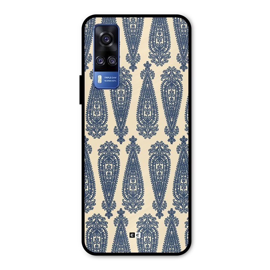 Kalamkari Design Metal Back Case for Vivo Y31
