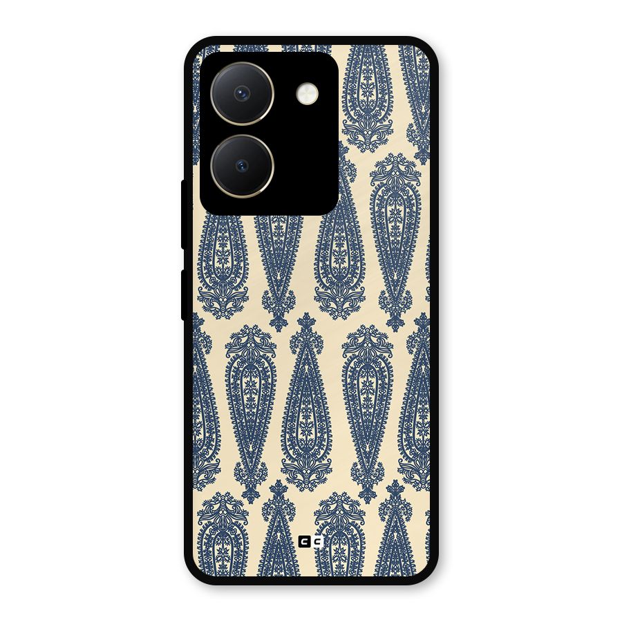 Kalamkari Design Metal Back Case for Vivo Y36