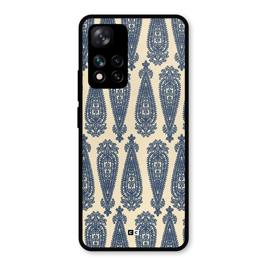 Kalamkari Design Metal Back Case for Xiaomi 11i 5G