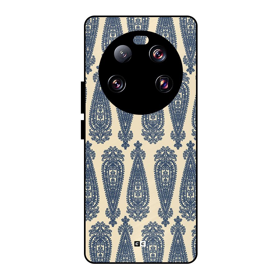 Kalamkari Design Metal Back Case for Xiaomi 13 Ultra