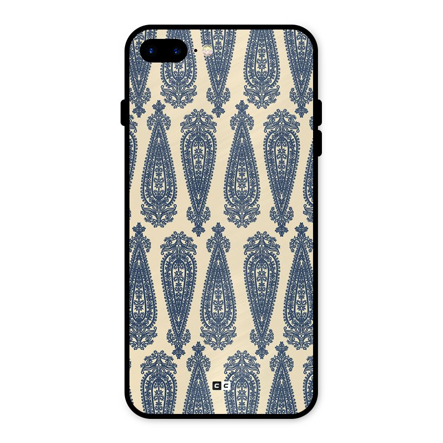 Kalamkari Design Metal Back Case for iPhone 7 Plus