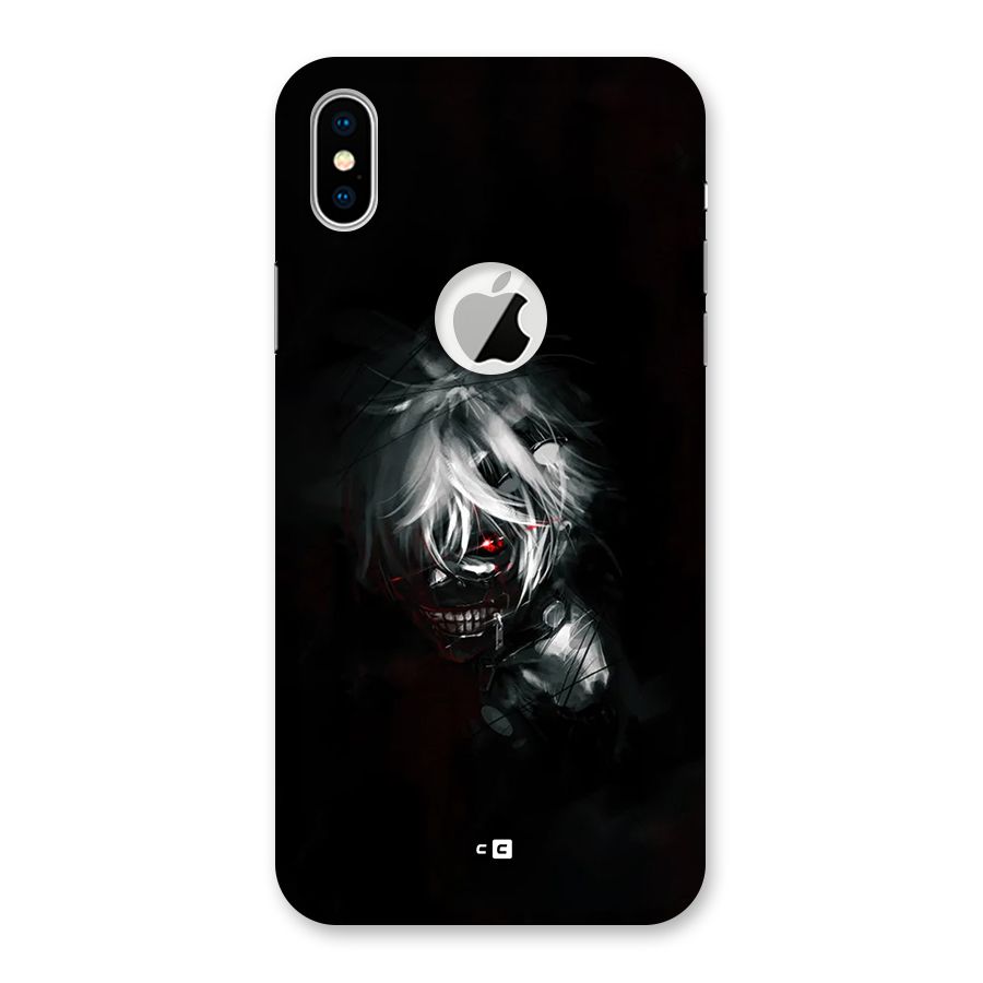 Kaneki Ken Dark Side Back Case for iPhone XS Logo Cut