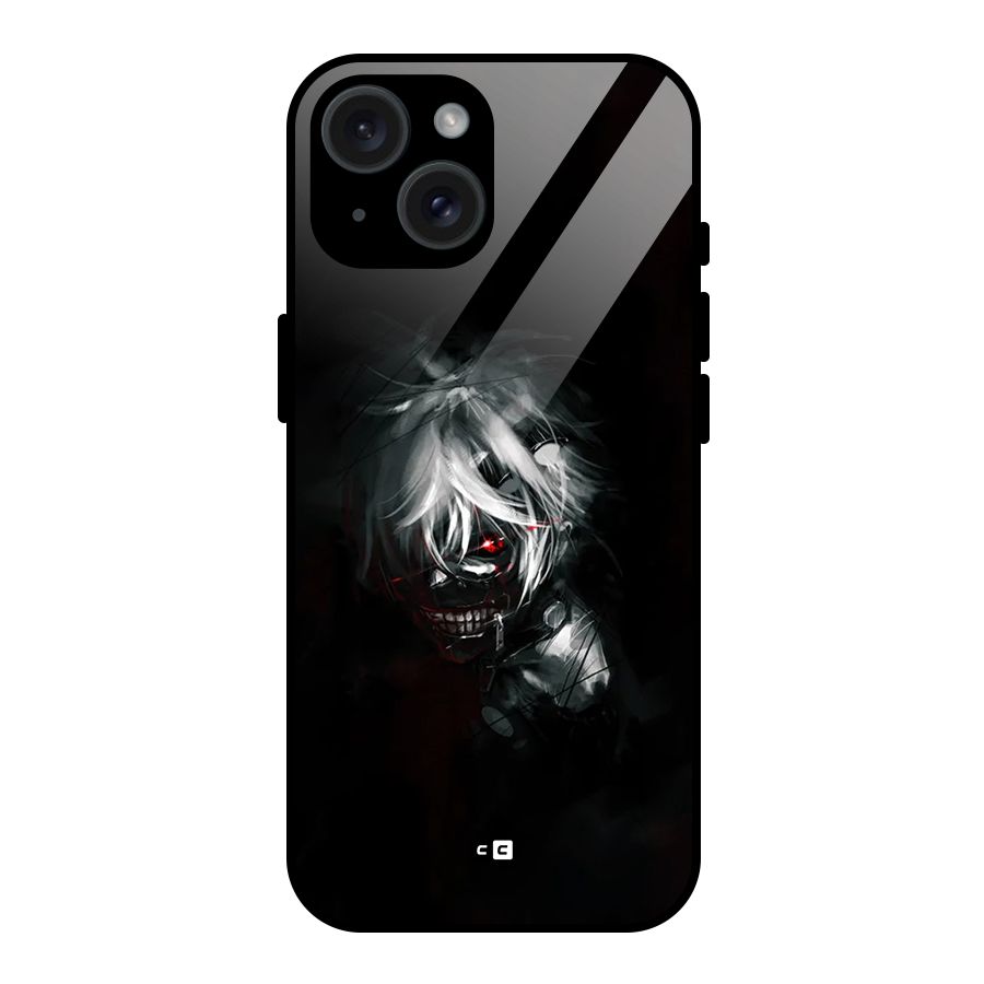 Kaneki Ken Dark Side Glass Back Case for iPhone 15