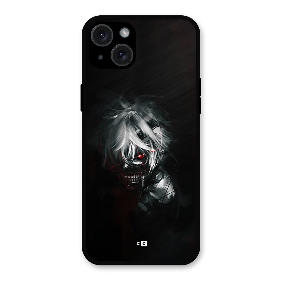 Kaneki Ken Dark Side Metal Back Case for iPhone 15 Plus