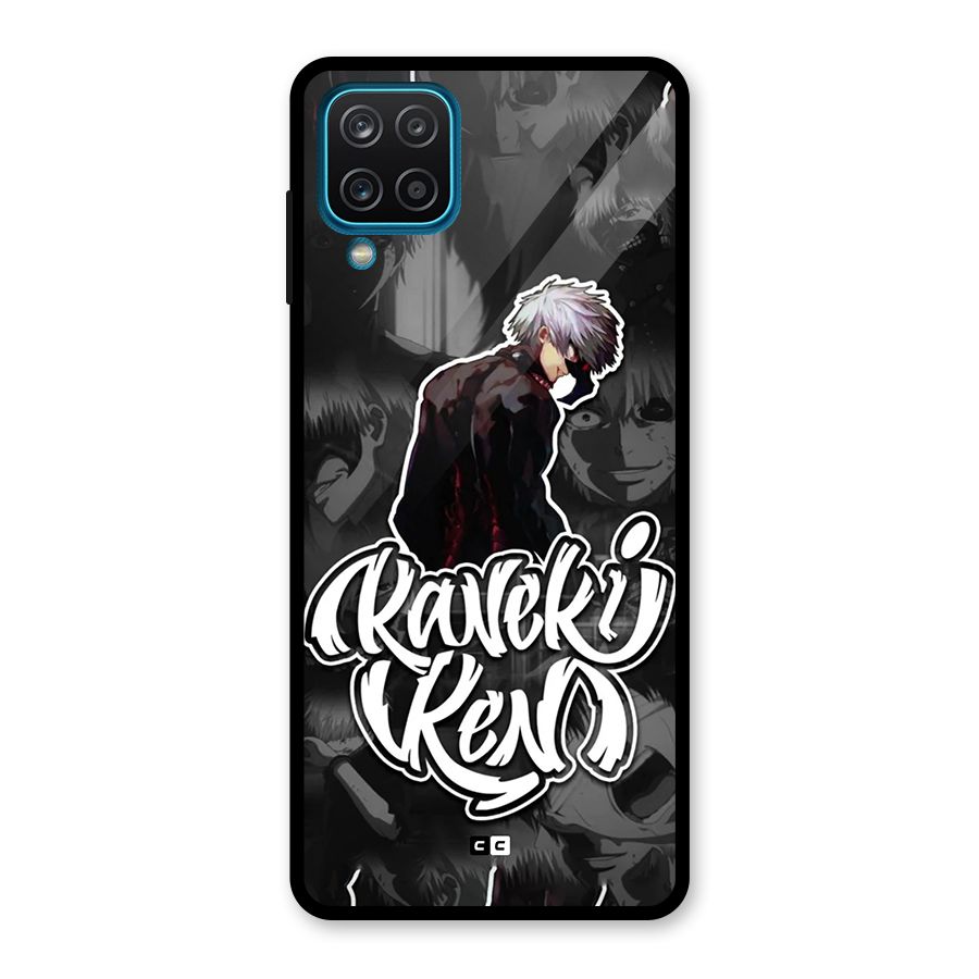 Kaneki Ken Manga Art Glass Back Case for Galaxy A12