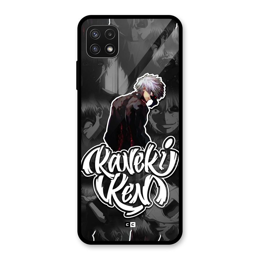 Kaneki Ken Manga Art Glass Back Case for Galaxy A22 5G