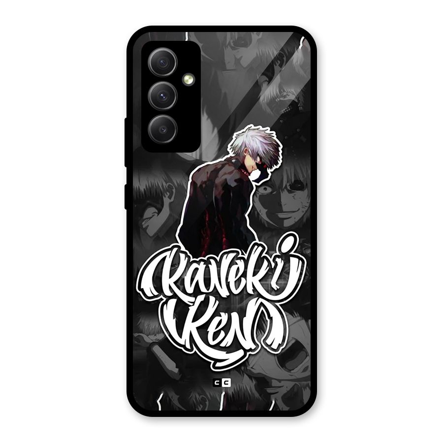 Kaneki Ken Manga Art Glass Back Case for Galaxy A34