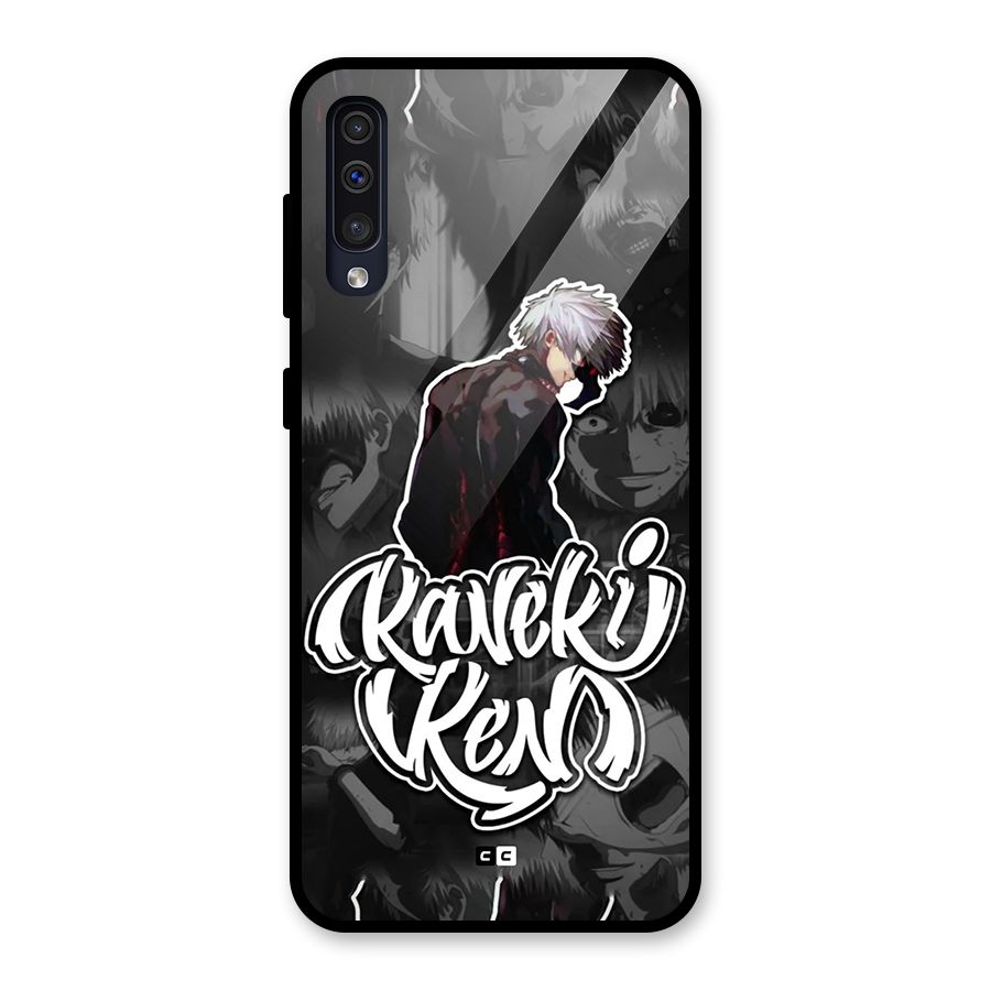 Kaneki Ken Manga Art Glass Back Case for Galaxy A50
