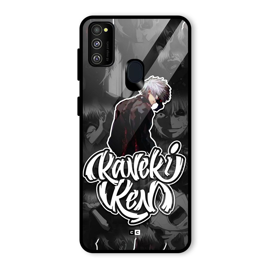 Kaneki Ken Manga Art Glass Back Case for Galaxy M30s