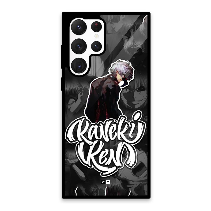 Kaneki Ken Manga Art Glass Back Case for Galaxy S22 Ultra 5G