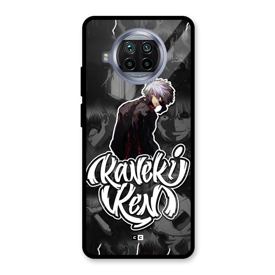 Kaneki Ken Manga Art Glass Back Case for Mi 10i
