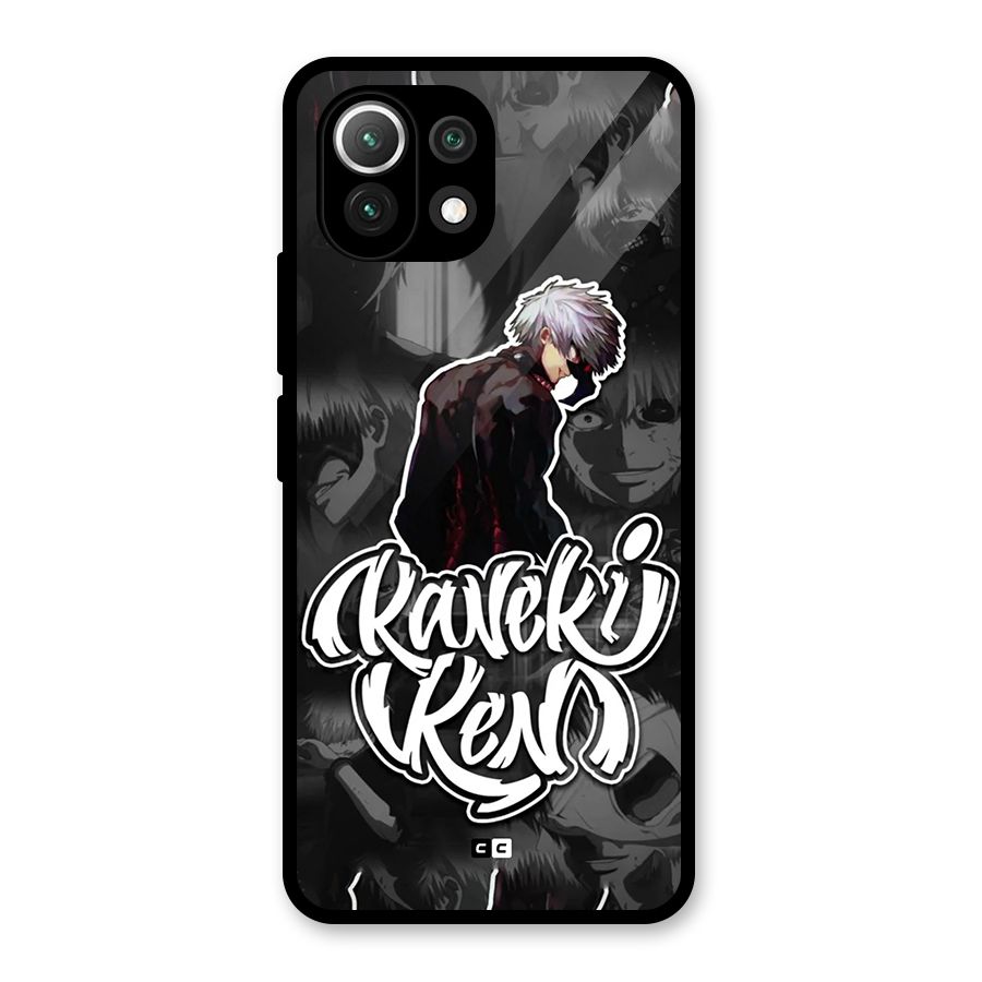 Kaneki Ken Manga Art Glass Back Case for Mi 11 Lite NE 5G