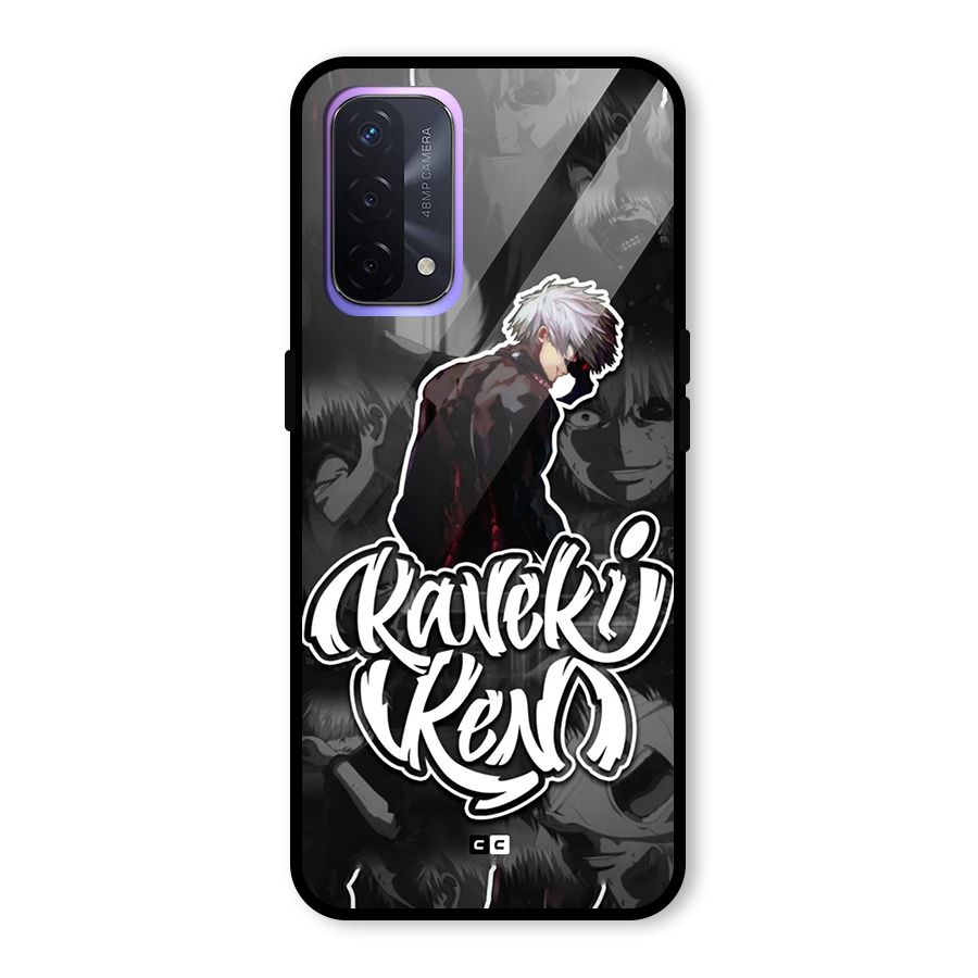 Kaneki Ken Manga Art Glass Back Case for Oppo A74 5G