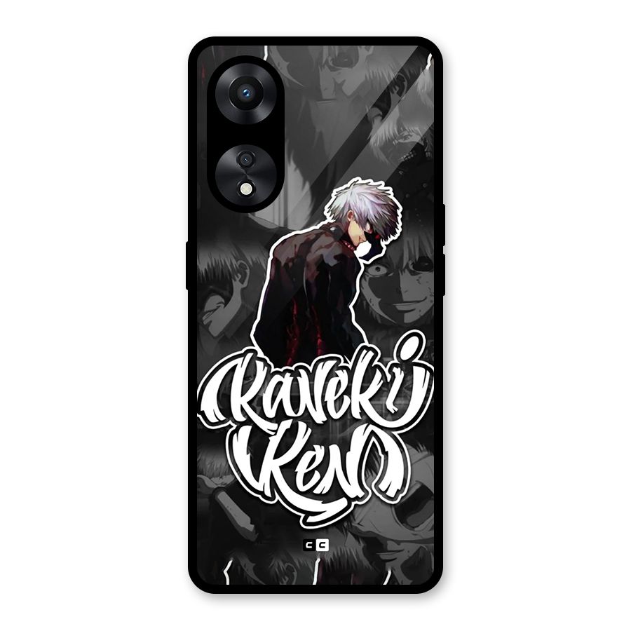 Kaneki Ken Manga Art Glass Back Case for Oppo A78
