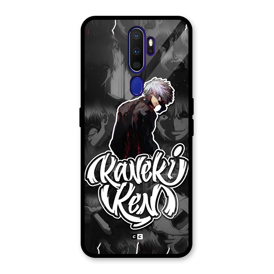 Kaneki Ken Manga Art Glass Back Case for Oppo A9 (2020)