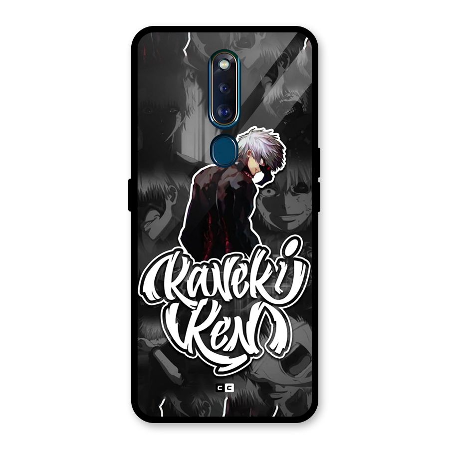 Kaneki Ken Manga Art Glass Back Case for Oppo F11 Pro