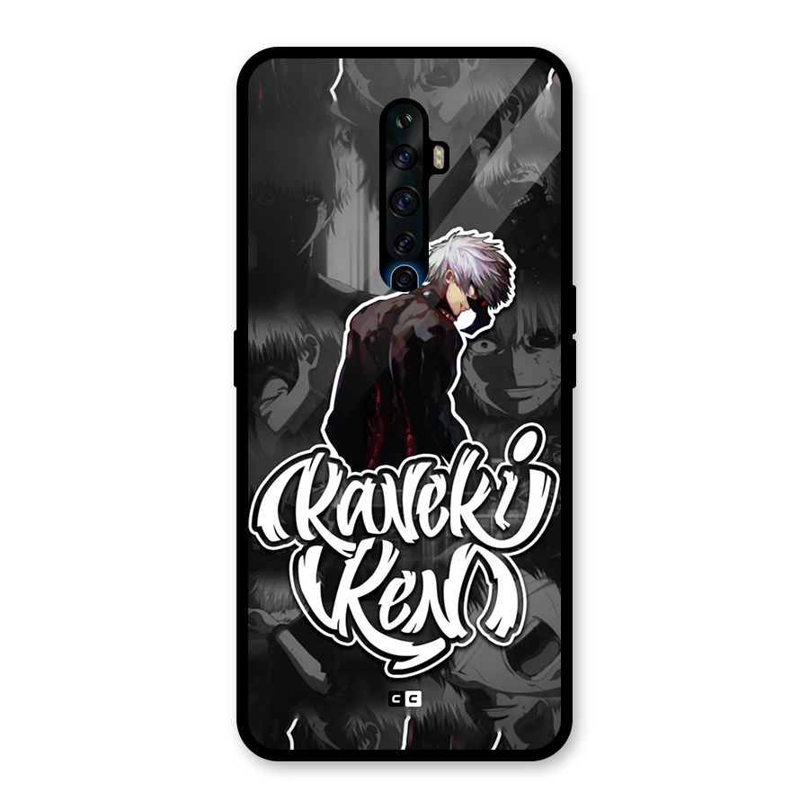 Kaneki Ken Manga Art Glass Back Case for Oppo Reno2 F