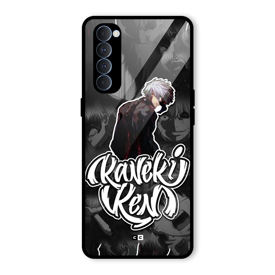 Kaneki Ken Manga Art Glass Back Case for Oppo Reno4 Pro