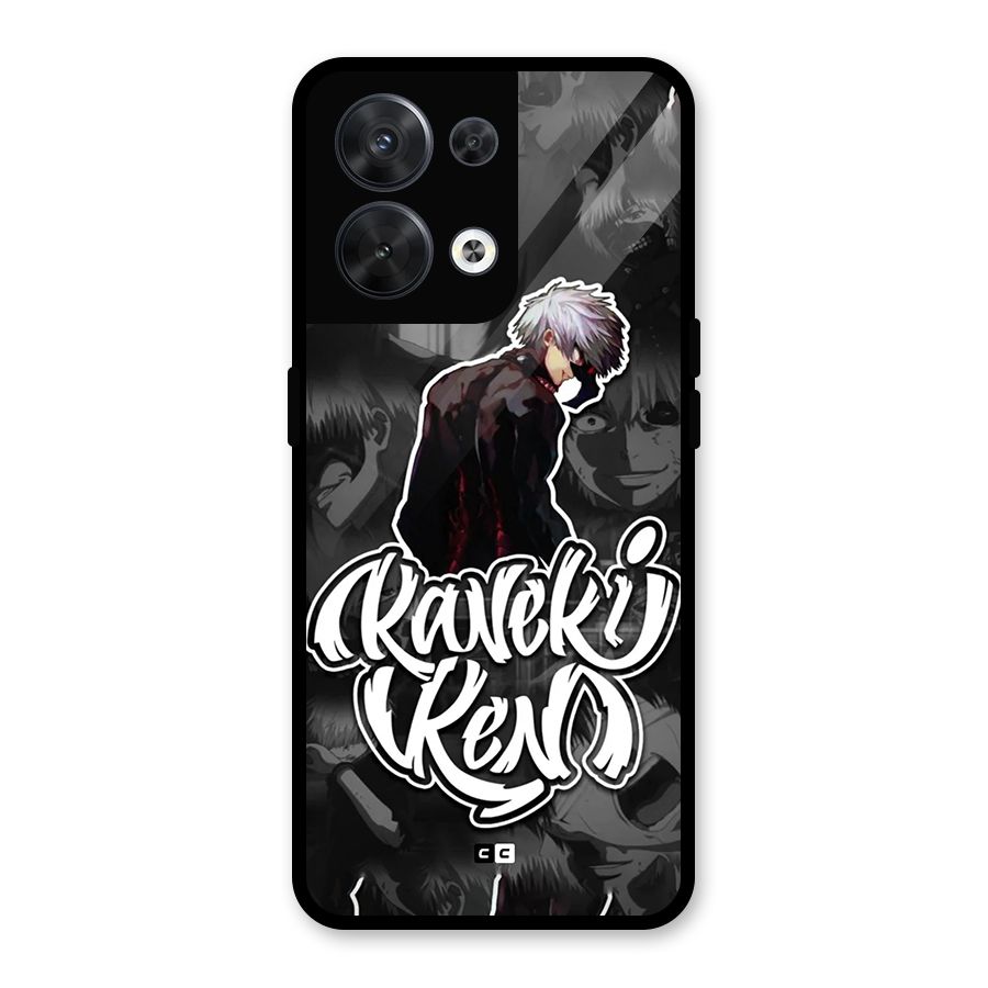 Kaneki Ken Manga Art Glass Back Case for Oppo Reno8 5G